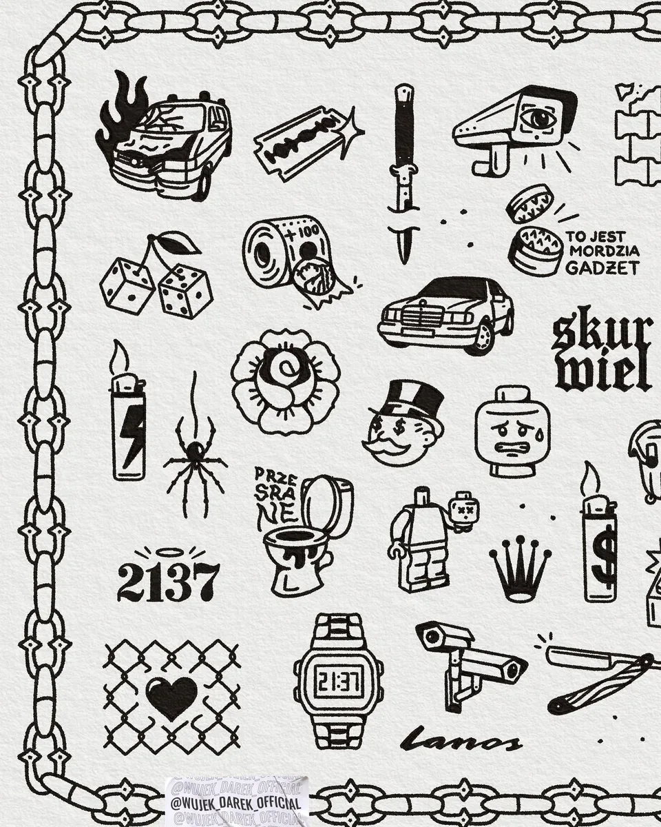 Nowe wzory od razu w promocji! Szczegóły na kolejnych kafelkach (prom… — Tattoo, Wujek Darek Tattoo, Warszawa