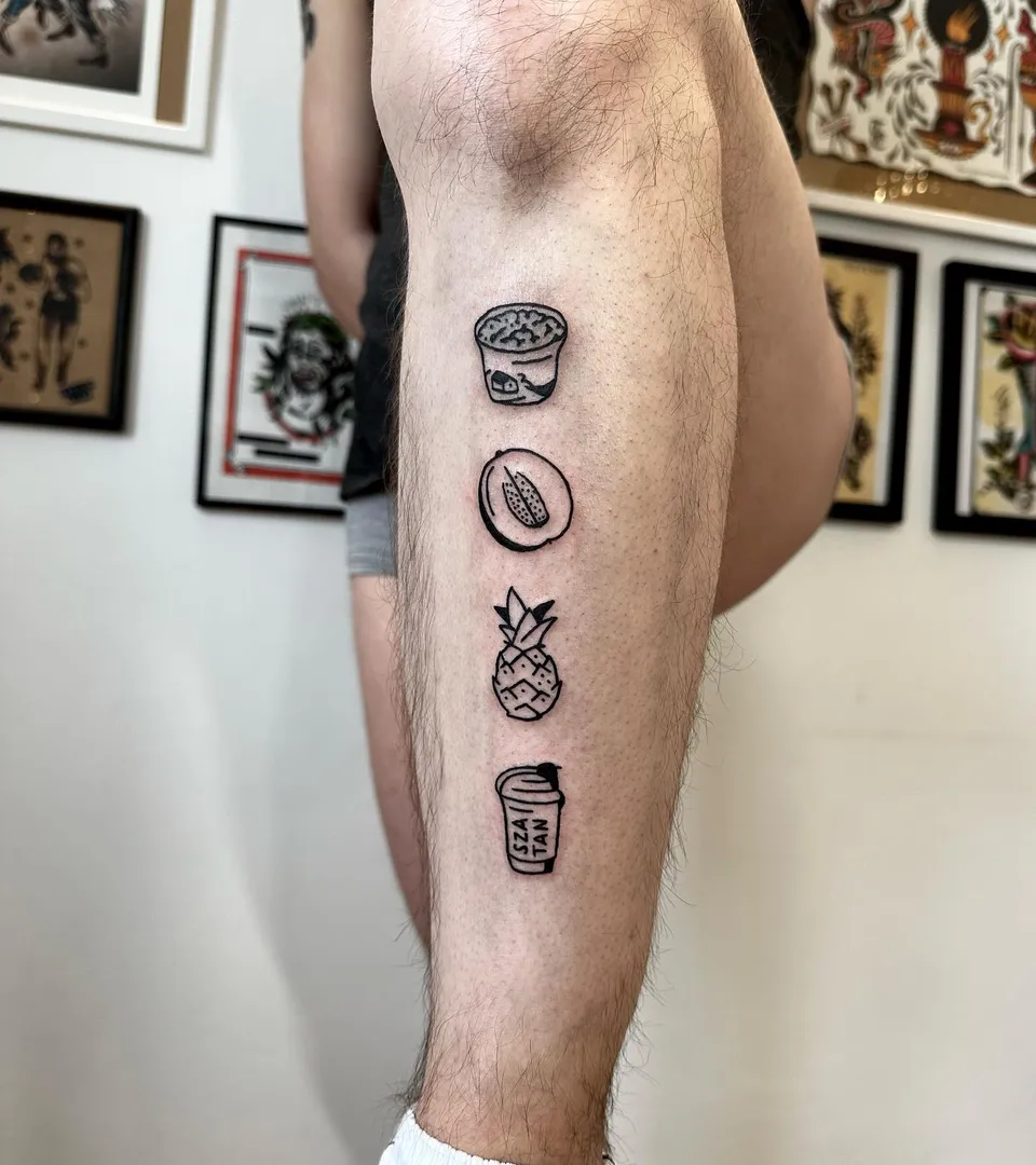 Posiłek przedtreningowy na Adamie .tattooshop — Tattoo, Wujek Darek Tattoo, Warszawa