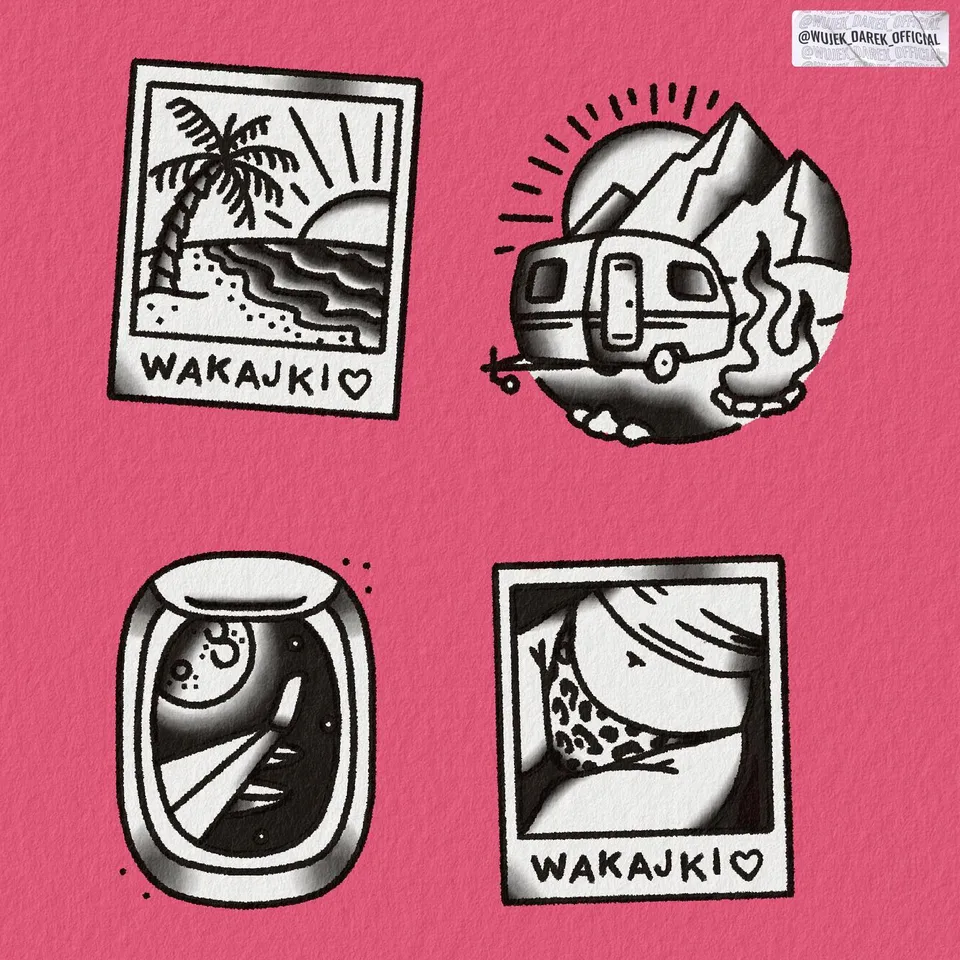 Wspomnienia lata do wydziarania — Tattoo, Wujek Darek Tattoo, Warszawa