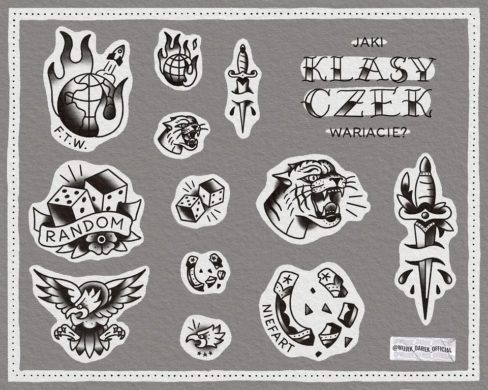 Ty, a może CZARNEGO? — Tattoo, Wujek Darek Tattoo, Warszawa