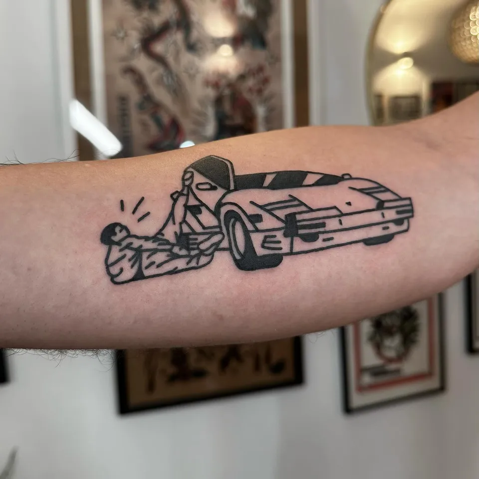 Cerebral palsy phase — Tattoo, Wujek Darek Tattoo, Warszawa