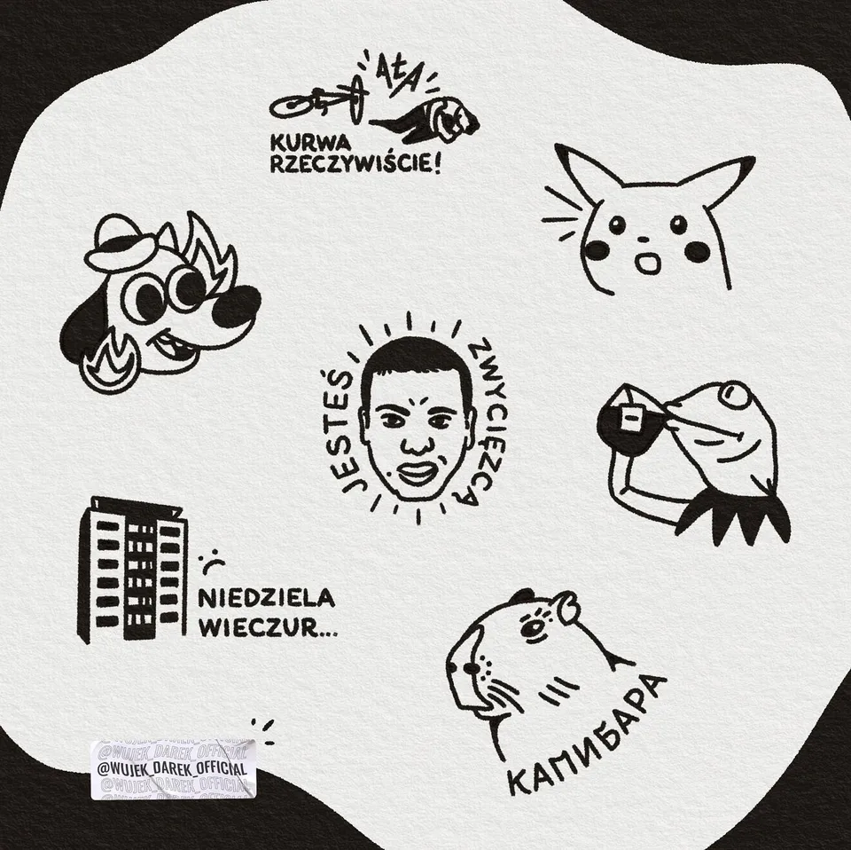 W ramach świątecznych JAJEC do promocji dołączają wzory inspirowane m… — Tattoo, Wujek Darek Tattoo, Warszawa