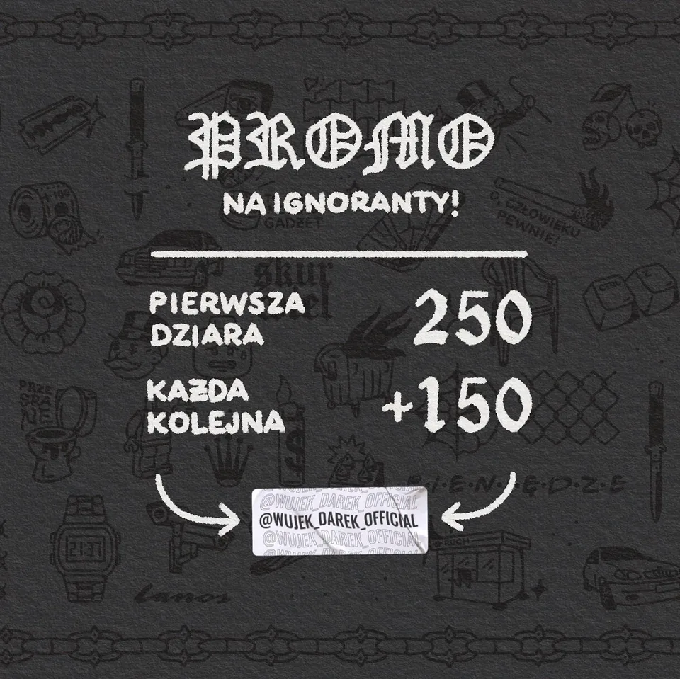 W ramach świątecznych JAJEC do promocji dołączają wzory inspirowane m… (2) — Tattoo, Wujek Darek Tattoo, Warszawa