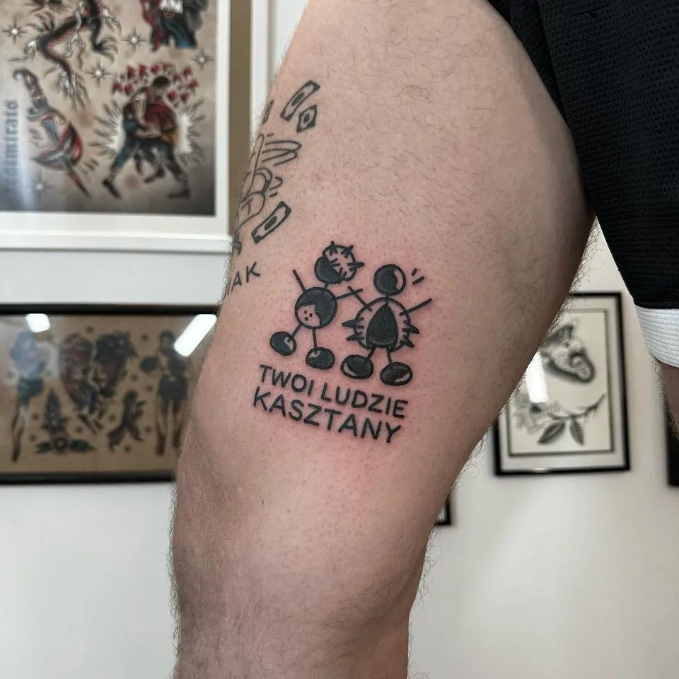 Kasztaniaki — Tattoo, Wujek Darek Tattoo, Warszawa