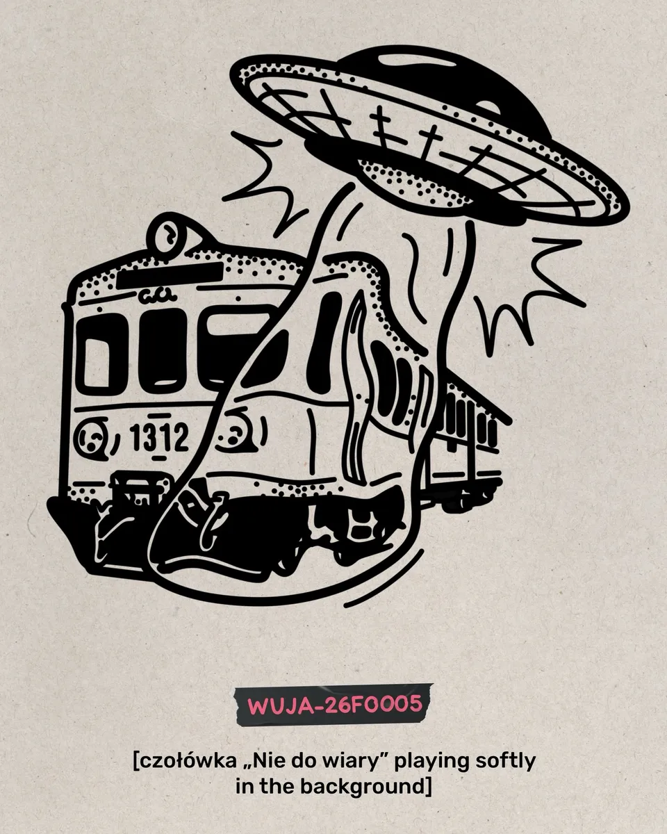 Ignorant tatuaż tramwaju porwanego przez UFO i beczki z włosami (2) — Tattoo, Wujek Darek Tattoo, Warszawa