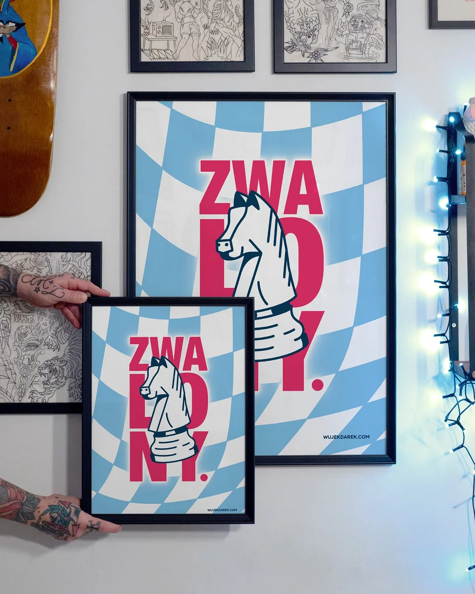 Gruby kontur – ilustracja z pojazdem trójkołowym i postacią w stylu ignorant (4) — Tattoo, Wujek Darek Tattoo, Warszawa