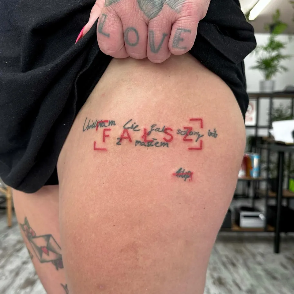Filip ewidentnie sobie przejebał — Tattoo, Wujek Darek Tattoo, Warszawa
