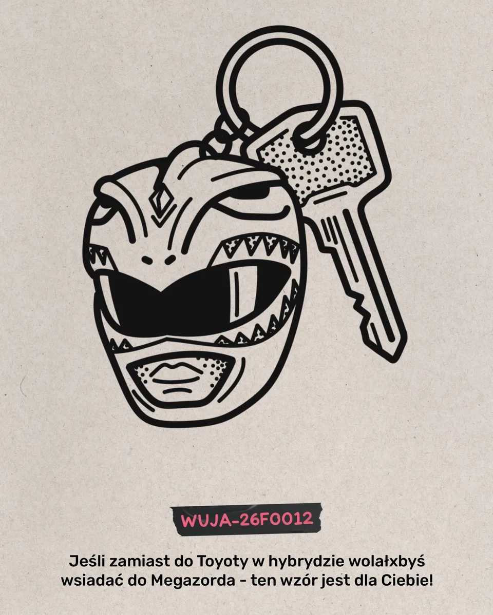 Ignorant flash: ręka z banknotem na łańcuchu i kask Power Rangera jako brelok do kluczy (3) — Tattoo, Wujek Darek Tattoo, Warszawa