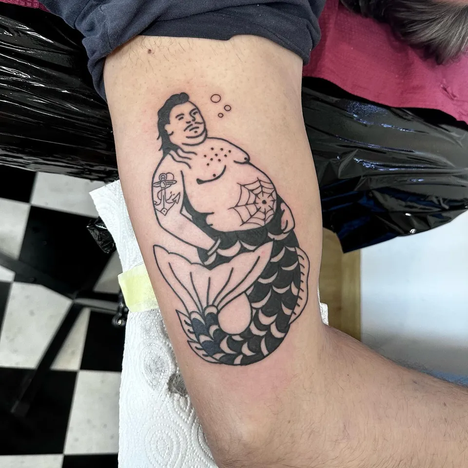 Syren gruby czeski piłkarz dla Tomka — Tattoo, Wujek Darek Tattoo, Warszawa